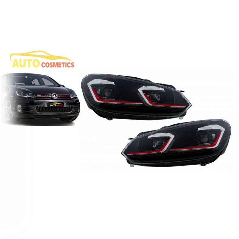 Фарови за Golf 6 со Golf 7.5 GTI изглед